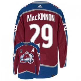 Colorado Avalanche Trikot Nathan Mackinnon 29 Adidas Stanley Cup 2022 Authentic - Herren